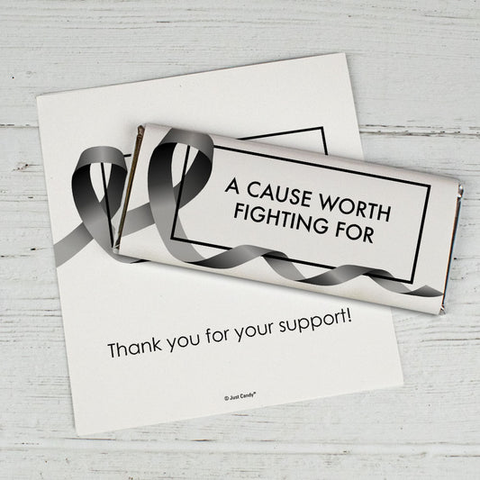 Personalized Awareness Ribbons Chocolate Bar Wrappers