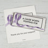 Personalized Awareness Ribbons Chocolate Bar Wrappers