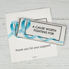Personalized Awareness Ribbons Chocolate Bar Wrappers