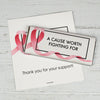 Personalized Awareness Ribbons Chocolate Bar Wrappers