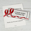 Personalized Awareness Ribbons Chocolate Bar Wrappers