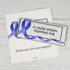 Personalized Awareness Ribbons Chocolate Bar Wrappers