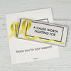 Personalized Awareness Ribbons Chocolate Bar Wrappers