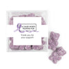 Personalized Awareness Ribbons JUST CANDY® favor cube with Sugar Sanded Gummy Bears
