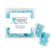Personalized Awareness Ribbons JUST CANDY® favor cube with Sugar Sanded Gummy Bears