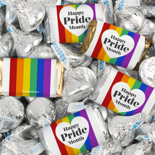 Pride Month Hershey's Chocolate Candy Mix Kisses & Miniatures