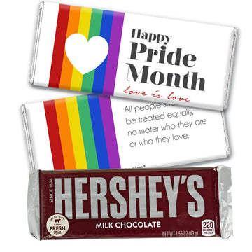 Hershey's Milk Chocolate Bar Happy Pride Month - 12 Pack