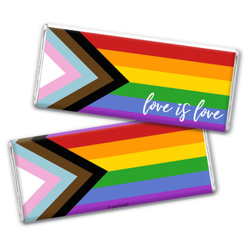 Hershey's Milk Chocolate Bar Rainbow Stripes Love is Love - 12 Pack