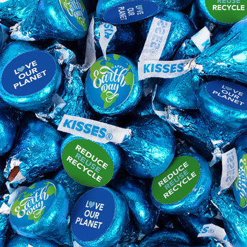 Earth Day Stickered Hershey's Kisses