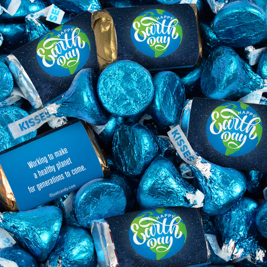 Earth Day Hershey's Chocolate Candy Mix - Miniatures and Kisses