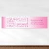 Personalized Breast Cancer Awareness Strength in Words 5 Ft. Banner