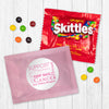 Personalized Breast Cancer Awareness Strength in Words Candy Favor Bag - M&Ms or Skittles