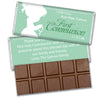 Communion Personalized Hershey's Milk Chocolate Bar Child in Prayer
