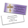 Communion Personalized Chocolate Bar Wrappers Gold Cross