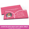 Deluxe Personalized First Communion Roserary Photo Candy Bar Favor Box