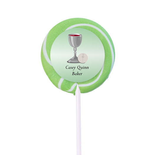 Personalized Communion Host and Silver Chalice- 24 Pac