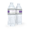 Personalized Communion Fluer Di Lis Cross Water Bottle Sticker Labels (5 Labels)