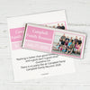 Family Reunion Personalized Chocolate Bar Wrappers Photo and Date