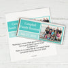 Family Reunion Personalized Chocolate Bar Wrappers Photo and Date