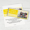 Family Reunion Personalized Chocolate Bar Wrappers Photo and Date