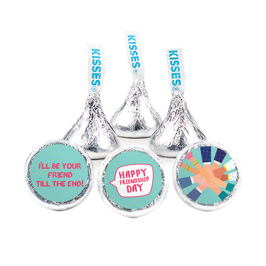 Personalized Happy Friendship Day Word Bubble 3/4" Sticker (108 Stickers)