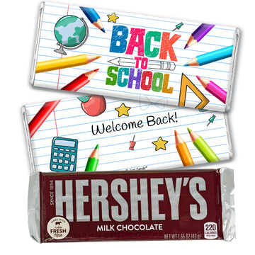 Back to School Chocolate Bars - 12 Pack