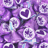 DIY Chocolate Hershey's Kisses Candy with Heart Stickers