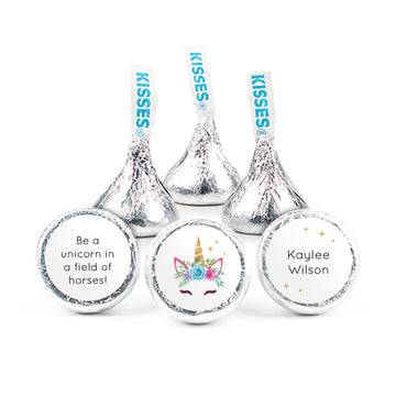 Personalized Birthday Magical Unicorn (108 Stickers)