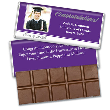 Graduation Personalized Hershey's Milk Chocolate Bar Congratulations Frame Photo