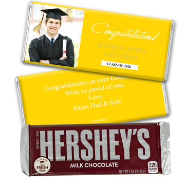 Graduation Personalized Hershey's Milk Chocolate Bar Congratulations Photo