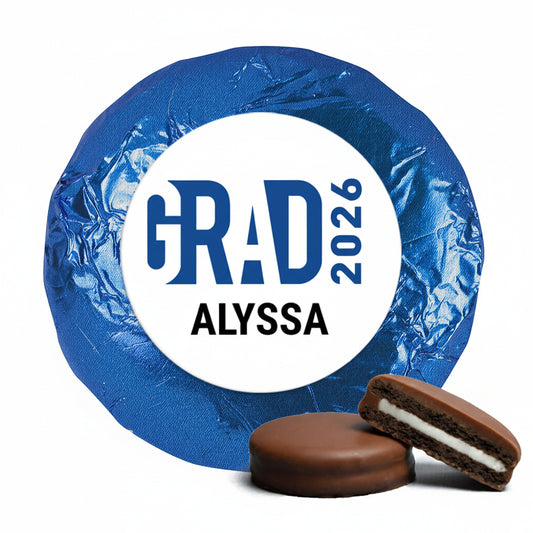 Graduation Chocolate Covered Oreos "Grad" and Year