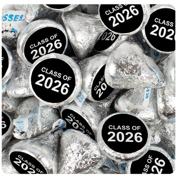 Black Graduation Candy Hershey's Kisses & Hershey's Miniatures for Party Favors