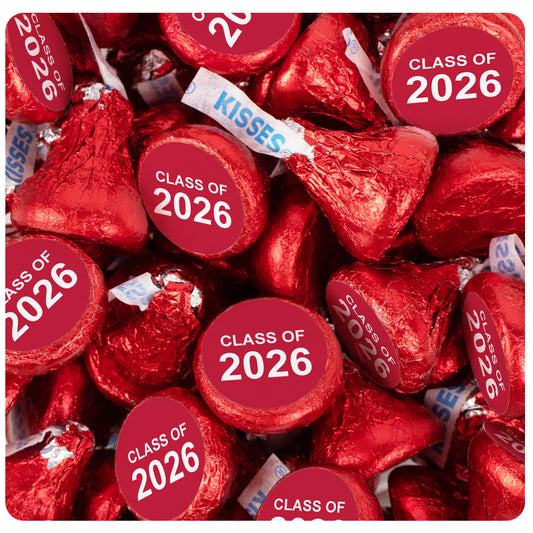 Assembled Graduation Class of Hershey's Kisses Candy - All Colors 13.6oz Bag 85ct