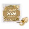 Personalized Graduation Class of JUST CANDY favor cube with Hershey's Kisses