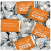 Graduation Orange Candy Hershey's Kisses & Hershey's Miniatures for Party Favors