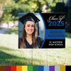 Personalized Graduation Yard Sign and Stake Class of with Photo