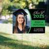 Personalized Graduation Yard Sign and Stake Class of with Photo