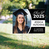 Personalized Graduation Yard Sign and Stake Class of with Photo