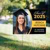 Personalized Graduation Yard Sign and Stake Class of with Photo