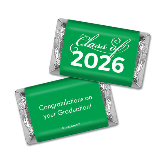 Personalized Green Graduation Diploma Deluxe Candy Buffet