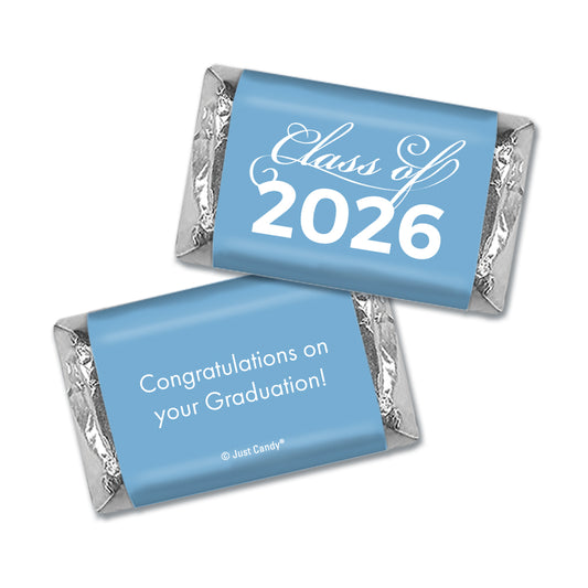 Personalized Light Blue Graduation Diploma Deluxe Candy Buffet