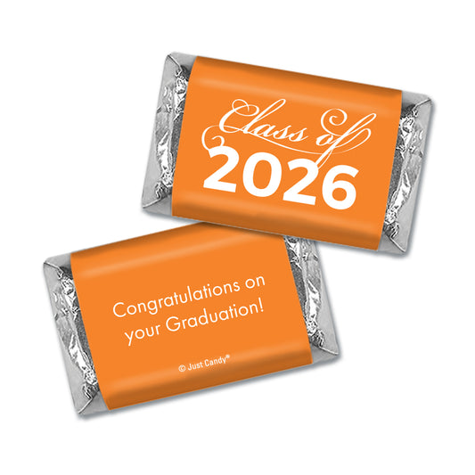 Personalized Orange Graduation Diploma Deluxe Candy Buffet