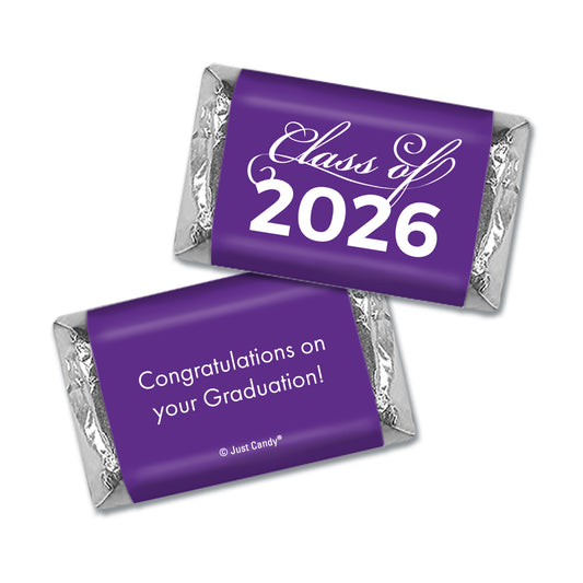 Personalized Purple Graduation Diploma Deluxe Candy Buffet