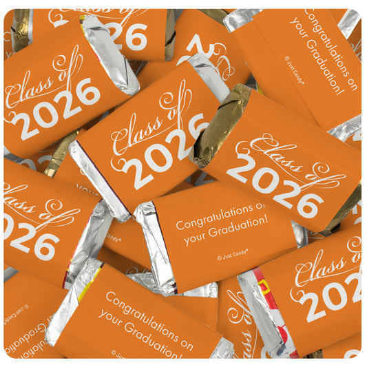 Orange Graduation Photo Candy Buffet