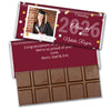 Maroon Graduation Personalized Hershey's Milk Chocolate Bar Polaroid Photo Confetti