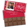 Red Graduation Personalized Hershey's Milk Chocolate Bar Polaroid Photo Confetti