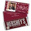 Maroon Graduation Personalized Hershey's Milk Chocolate Bar Polaroid Photo Confetti