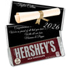 Gold Graduation Personalized Hershey's Milk Chocolate Bar Diploma