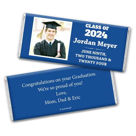 Graduation Personalized Hershey's Milk Chocolate Bar Simple Photo
