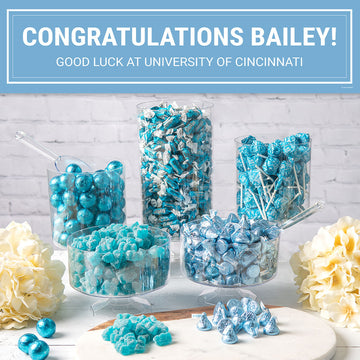 Light Blue Graduation School Color Candy Buffet